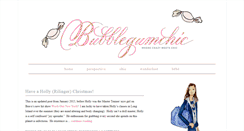 Desktop Screenshot of bubblegumchic.com