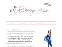 Tablet Screenshot of bubblegumchic.com